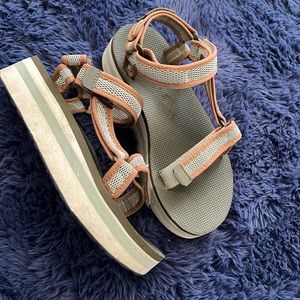 Platform Teva Sandals | Teva Flatform Universal | Rare Colorway